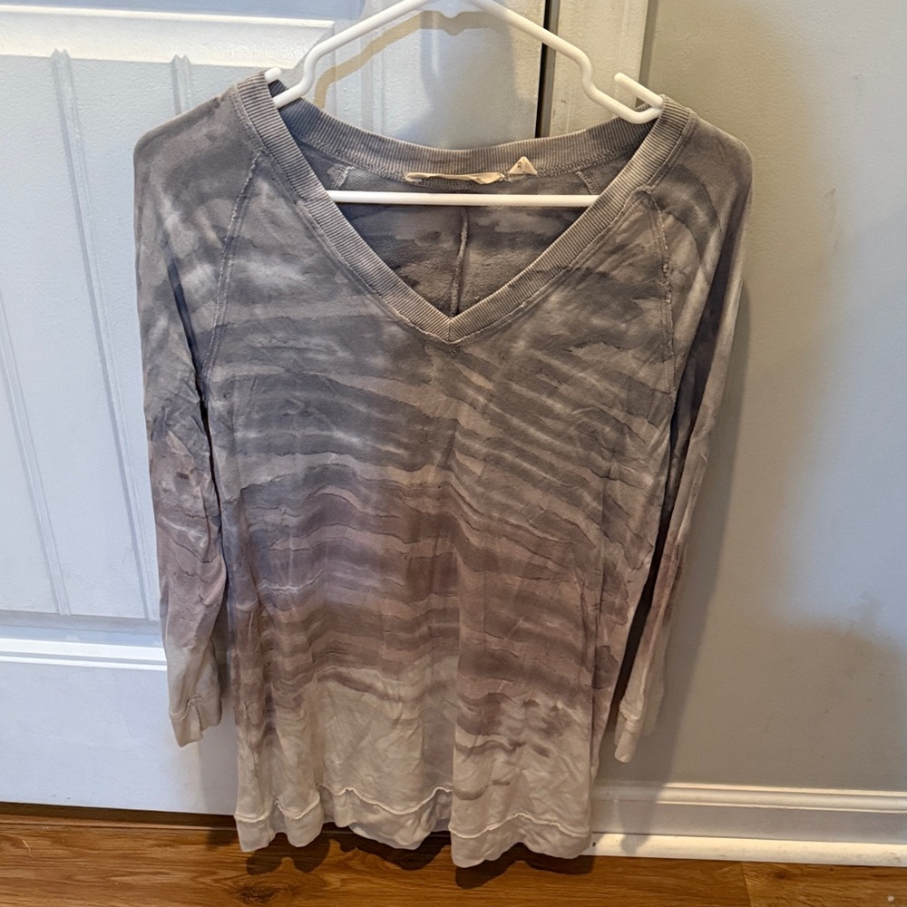 Women’s soft surroundings, XS, Gray V-Neck Women's Top